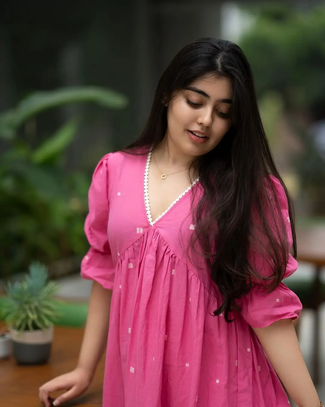 Gargeyi Yellapragada Stills In Pink Dress